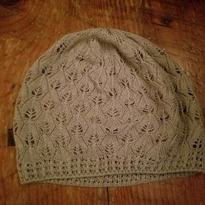 Loose Knit Grey Beanie